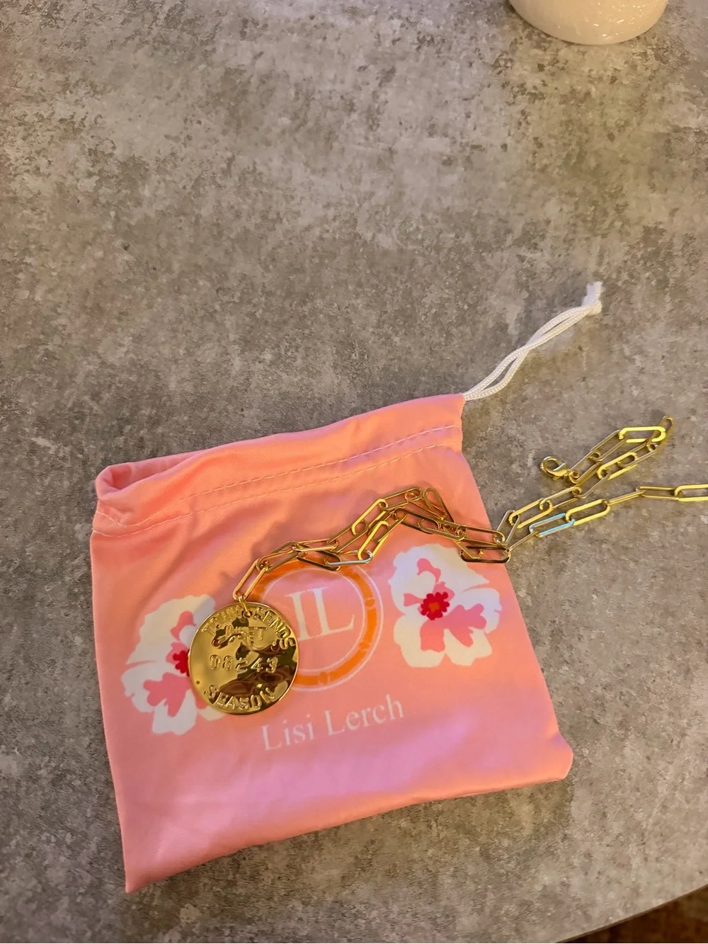 Beach tag necklace